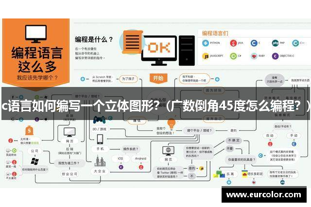 c语言如何编写一个立体图形？(广数倒角45度怎么编程？)